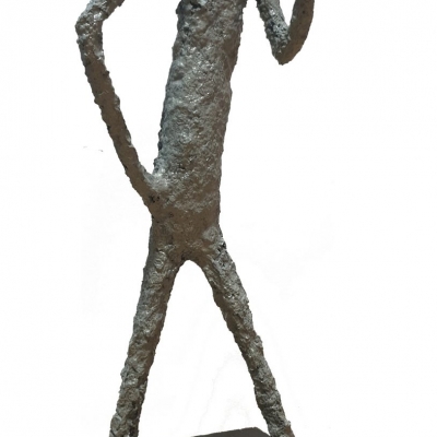 Anton Drioli Raucher Skulptur