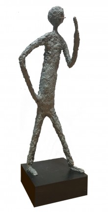 Anton Drioli Raucher Skulptur